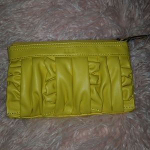 NWOT Elle Yellow Wristlet